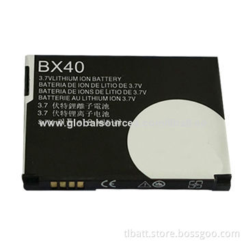 Replacement mobile phone battery BX40 for Motorola V8/U8/U9/V9/V9m/Z8